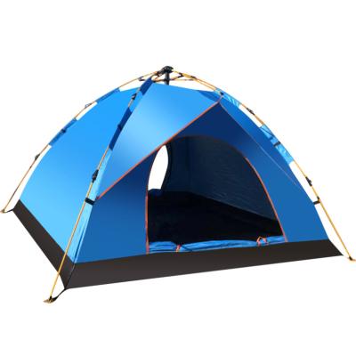 China Camouflage Game/Field 4 Seasons Double Layer Wholesale Portable Waterproof Automatic Folding Camping Tent for sale