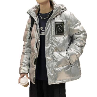 China Antibacterial Made In China Winter Fashion Stripper Jacket New Custom Shiny Coat Stripper Jacket With Hood For Mens for sale