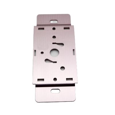 China Custom High Quality Aluminum Stamping Aluminum Stamping Parts from Dongguan Sheet Metal Service with Rose Anodizing for sale