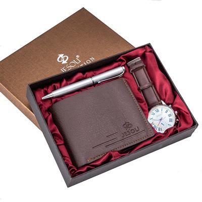 China Pen Set Men's Drop Shipping Wallet and Gift Box Set Waterproof High Quality Luxury for sale