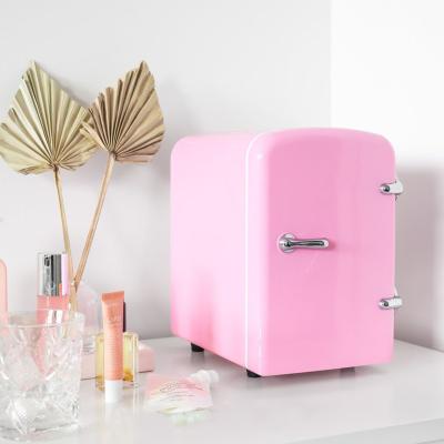 China THERMOELECTRIC Customized Mini Refrigerator 4L Colored Makeup Refrigerators for sale