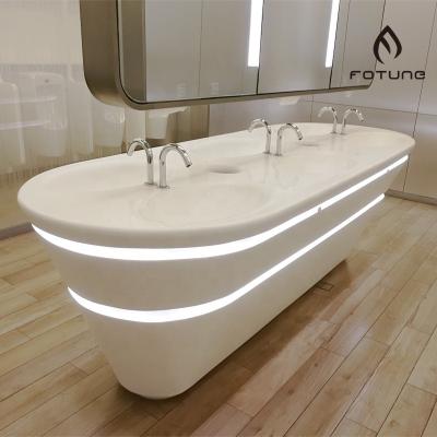 China Airport/Office/Shopping Mall /Hotel/etcl Low Price Solid Outdoor Public Basin Toilet Wash Basin Sink for sale