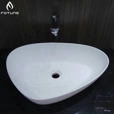 China Acrylic Countertop Sink Melamine Foot Pedal Hand Wash Basin Bathroom Sink Price for sale