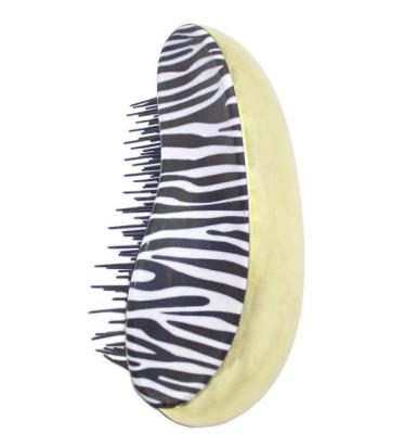 China Hairdressing Compacts Custom Logo Detangling Brushes Plastic Pink Custom Comb Detangling Hair Brush for sale