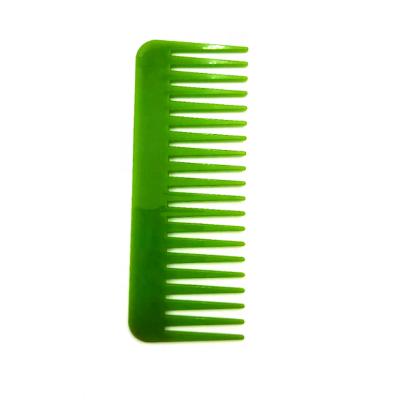 China Compact Single Soft Plastic Wide Tooth Hair Comb Shower Hair Brush Gift Promotional Comb for sale