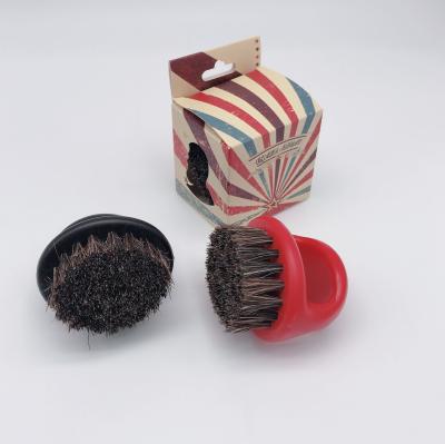 China Shaving Brush Salon Tools Soft Care Face Boar Hair Knuckle Beard Cleaning Brush For Men for sale