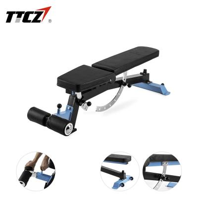 China Adjustable Steel Indoor Gym Strength Training Bench / Weightlifting FID Bench for sale