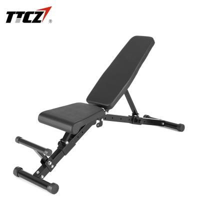 China American Style TTCZ Gym Equipment Commercial Adjustable Flat Slope Drop FID Dumbbell Weight Bench for sale