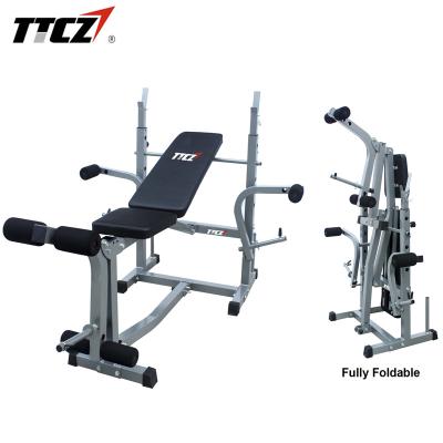 China TTCZ Dumbbell Bench Sit Up Weight Foldable Fitness Bench Exercise Modern Press Rack Adjustable Dumbbell Bench For Gym Equipment for sale