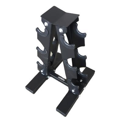 China TTCZ 3 Row Dumbbell Rack Indoor Rack Storage 3 Pair Dumbbell Rack for sale