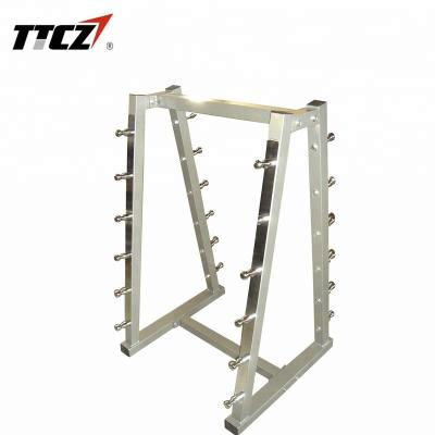 China Fitness Equipment Barbell Rack Barbell Bar Rack Steel Rack for sale