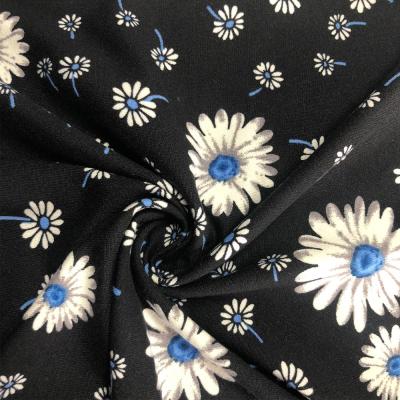 China Memory 95% Digital Printed Polyester 5% Elastane Custom DBP Fabric Polyester Knit Fabric Dty Brush Print Fabric for sale