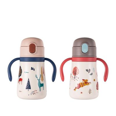 China Mini Durable Cute Stainless Steel Double Wall Vacuum Hot Water Bottle For Kids for sale