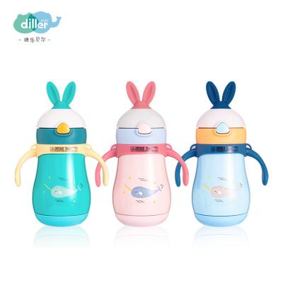 China Sustainable 260ml Baby Feeding Thermal Water Bottle For Straws for sale