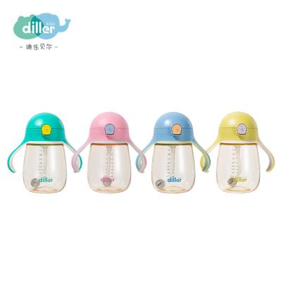 China PPSU Sustainable Bpa Free Baby Kids Milk Straw Water Bottle For Baby for sale