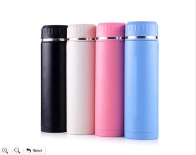 China Different Logo Bottle Laser Business 500ml New Color Stainless Steel Thermal Water Bottle for sale