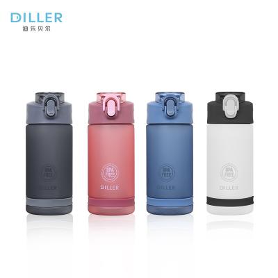 China Sustainable BPA Plain Water Bottle Drink Bottles Plastic Water Bottles Tumblers With Lid And Straw for sale