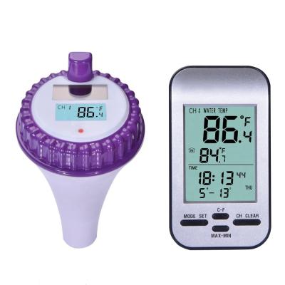 China Wireless Solar Floating Water Thermometer For Elderly And Children Supply Voltage 7-15V for sale