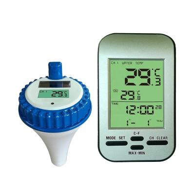 China 2xAAA 1.5V met batterij aangedreven drijvende zwembadthermometer voor nauwkeurige temperatuurmeting Te koop