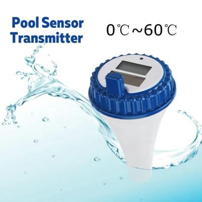 China WT0224 Custom Wireless Swimming Pool Thermometer Floating Waterproof Digital Thermometer For Outdoor for sale