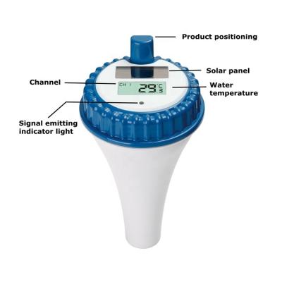 China Highly Accurate Digital Wireless Pool Thermometer For Outdoor Tubs And Fish Tanks for sale