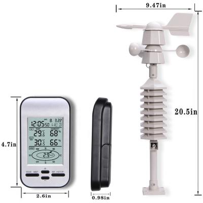 China Wireless Outdoor Smart Weather Station Windrichtung Windgeschwindigkeit Temperatur und Luftfeuchtigkeit zu verkaufen