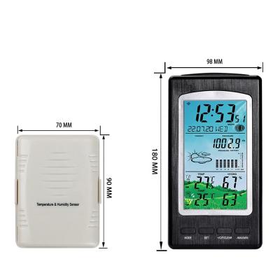 China Indoor And Outdoor Wireless Weather Station With Precision Temperature And Humidity Meter for sale