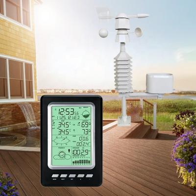 China Silver and Black Stay Updated On Outdoor Temperature Humidity With Mobile App Wireless Weather Station for sale