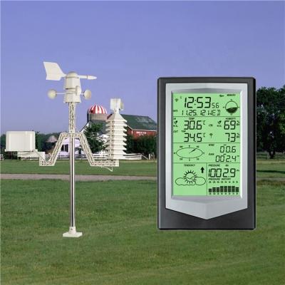 China Wind Direction And Speed Outdoor Solar Wifi Weather Station For Wind Speed Range 0-50m/S for sale