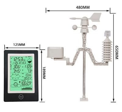 China 1.8KG Lightweight Wind Direction And Speed Sensor For Solar Powered WIFI Weather Station for sale