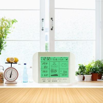 China Outdoor Intelligent Solar Wireless Weather Station With LCD Large Screen Display And WIFI for sale