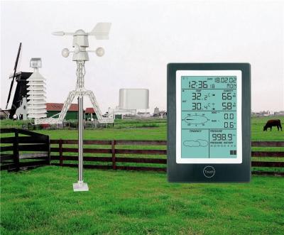 China Indoor Temperature Range 0 To 50 °C WS1050 Professional Weather Station With Alarm Clock for sale