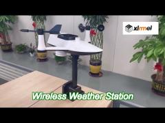 -40 to 60 ° c wireless solar powered weather station with outdoor sensor