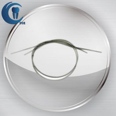 China Niti Archwire Durable Dental Orthodontic Accessory Ovoid Open Spring for sale