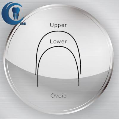 China Durable Dental Orthodontic Arch Wires Heat Activated Ni-Ti Ovoid Archwires for sale