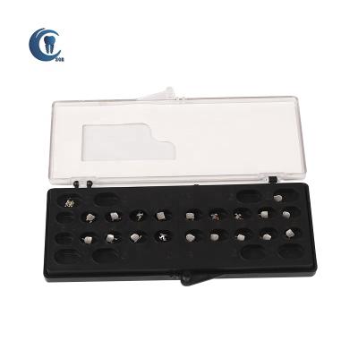 China China Hot Sell Durable Teeth Braces Metal Orthodontic Mesh Base Roth MBT Bracket 0.22 for sale