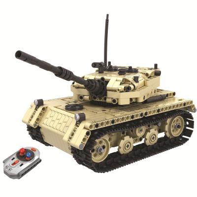 China DIY TOY Remote Control Tank 759pcs RC Building Blocks Electric Military Technic Military Tank Building Blocks Toys for Kids for sale