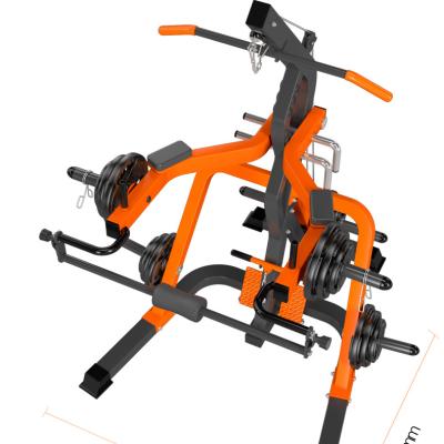 China Universal Home Multifunctional Free Weight Strength Machine Gym Fitness Bodybuilding Lat Advance and Lat Row Machine for sale