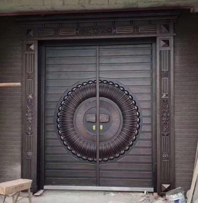 China Sunscreen Customized Security Modern Strong Explosion Proof Door Front Doors For Houses Cast Aluminum for sale