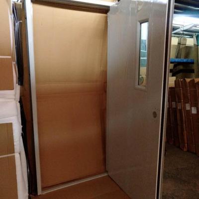 China BS/UI/EN cert industrial fireproof steel door with vision panel for sale