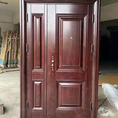 China Swing Factory direct sale steel door design bathroom single iron door for sale