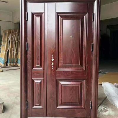 China Swing China Famous Brand YeahDoor Front Door Designs House Luxury Mother and Son Security Steel Gate for sale