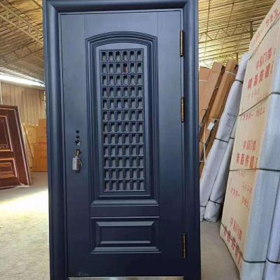 China Swing Galvanized Security Steel Door Grille Air Vent Door Designs for sale