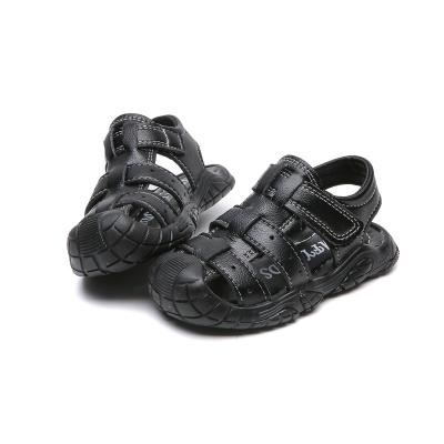 China Light Toddler Sport Sandals Boy's Girl's Cute Leather Closed Toe Outdoor Shoes for sale