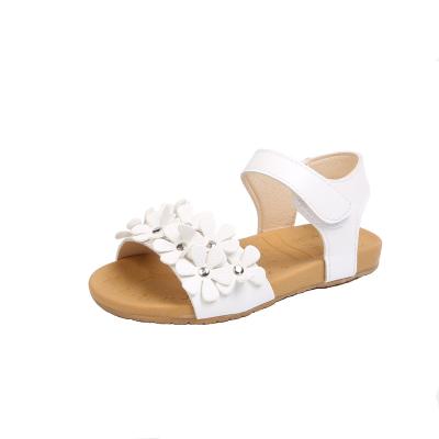 China Girls Flat Fashion To Flower Sandals Toddler Girl Open Toe Strap Sandals for sale