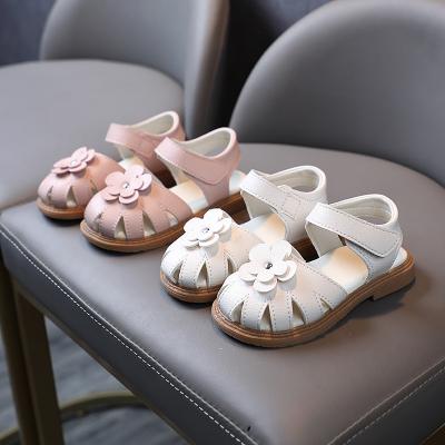 China Lightweight Kid Girls Leather Sandals Summer Little Toddler Girls Princess Dress Shoes for sale