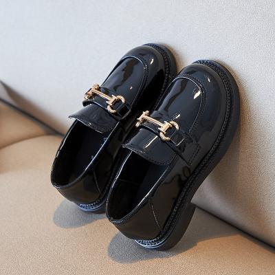 China Round Spring Autumn Children's leather shoes girls British style boys student dress shoes for sale