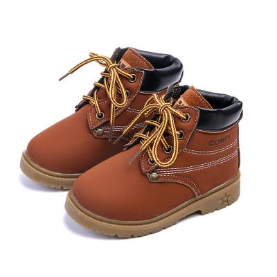 Κίνα Fashion Trend Supply Styles Girls Solid Color Durable Boot Directly New Sports PU Leather Shoes Tending Boots For Girl προς πώληση