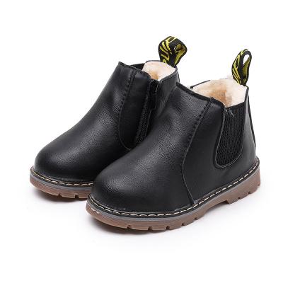 China Wholesale Price Quality Lightweight Zipper-up PU Kids Shoes Kids Rain Snow Boots For Winter for sale