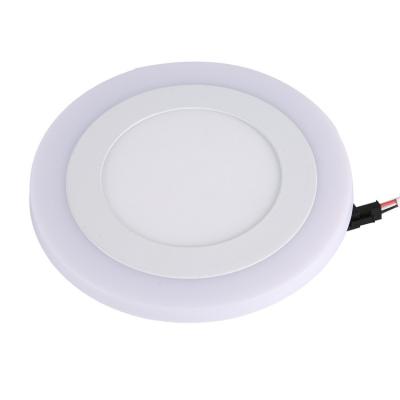 China Indoor 3+3w 6+3w 12+4w 18+6w Double Cheaper Color Led Office Home Hospital Panel Light for sale